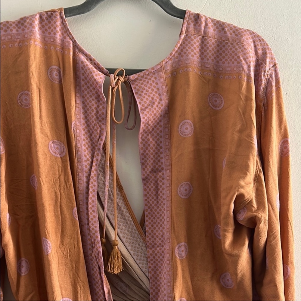 Free People Rust and Lavender Bodysuit - Picture 7 of 10